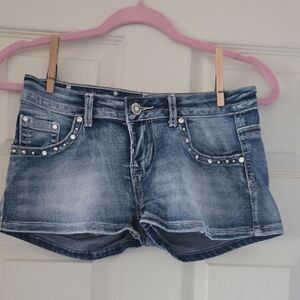 Chic Blue Denim Jean Shorts